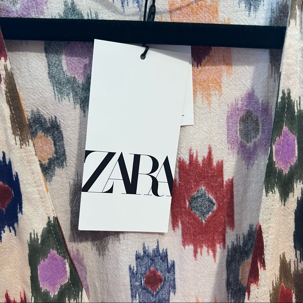NWT Zara “The Carla Dress” Wrap Dress - Picture 4 of 5